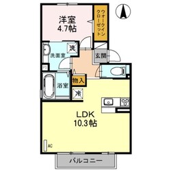 東花園駅 徒歩12分 2階の物件間取画像